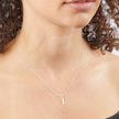Beginnings Initial Pendant with CZ
