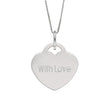 Beginnings Engravable Heart Pendant