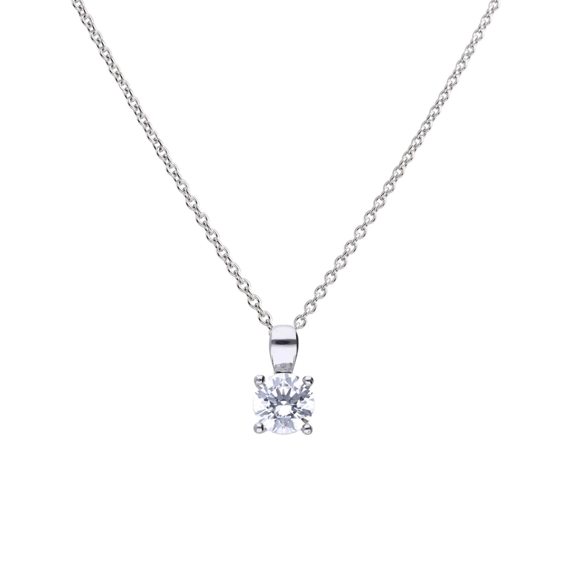 Diamonfire Four Claw Carat Pendant
