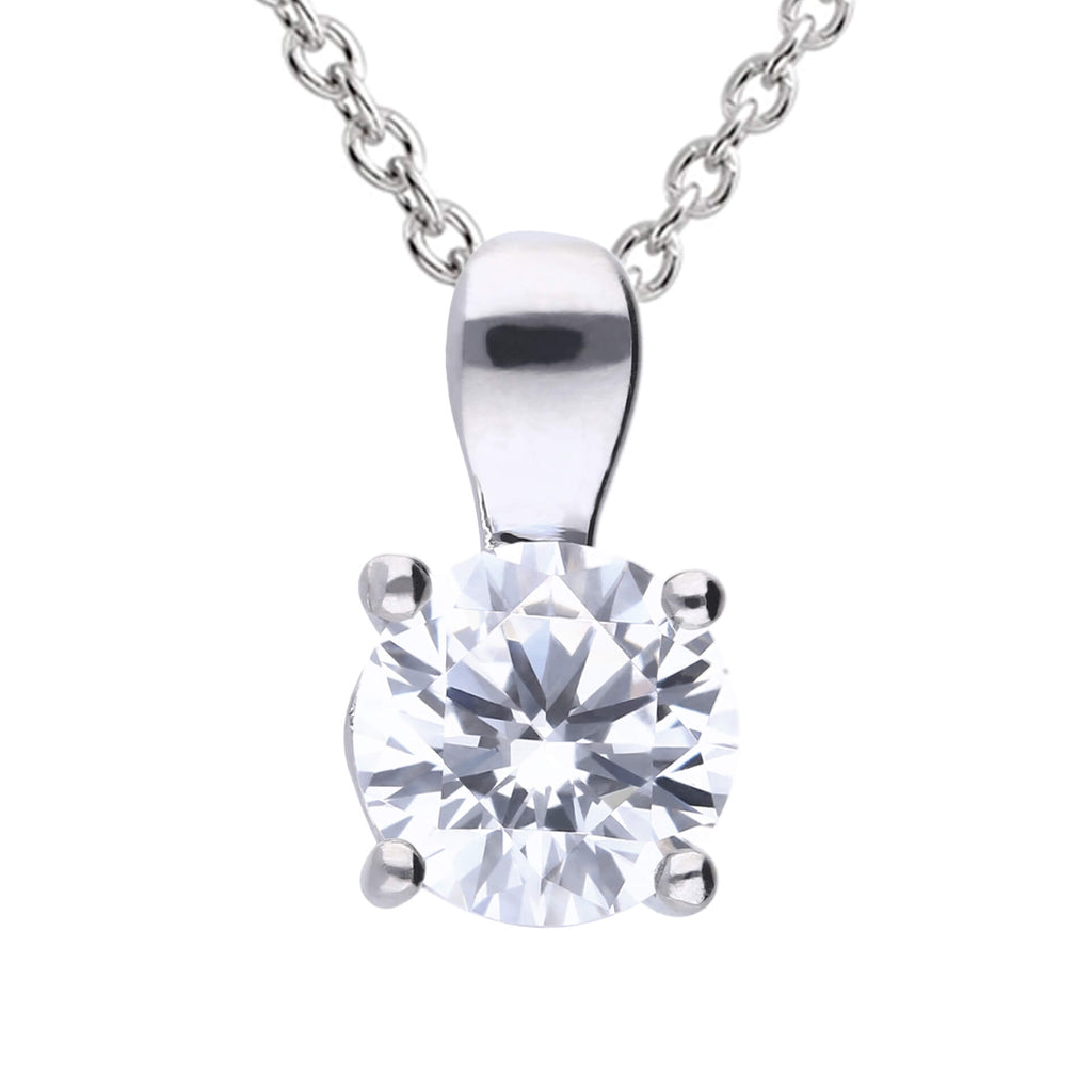 Diamonfire Four Claw Carat Pendant