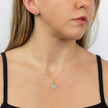 Beginnings Chalcedony Birthstone Pendant