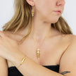 Beginnings Palm Leaf Drop Earrings