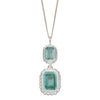 Beginnings Curve Surround Double Drop Pendant
