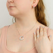 Beginnings Starry Night Hoop Earrings with Cubic Zirconia