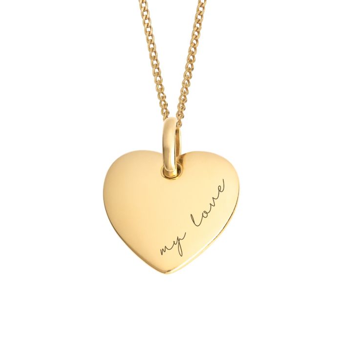 Beginnings Heart Tag Pendant