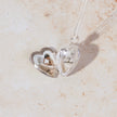 Beginnings Starburst Heart Locket Pendant