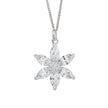 Beginnings Flower Pendant with Cubic Zirconia
