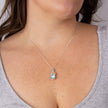 Beginnings Petal Drop Pendant with Crystal