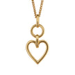 Beginnings Open Heart Drop Pendant