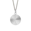 Beginnings Diamond Cut Disc Pendant
