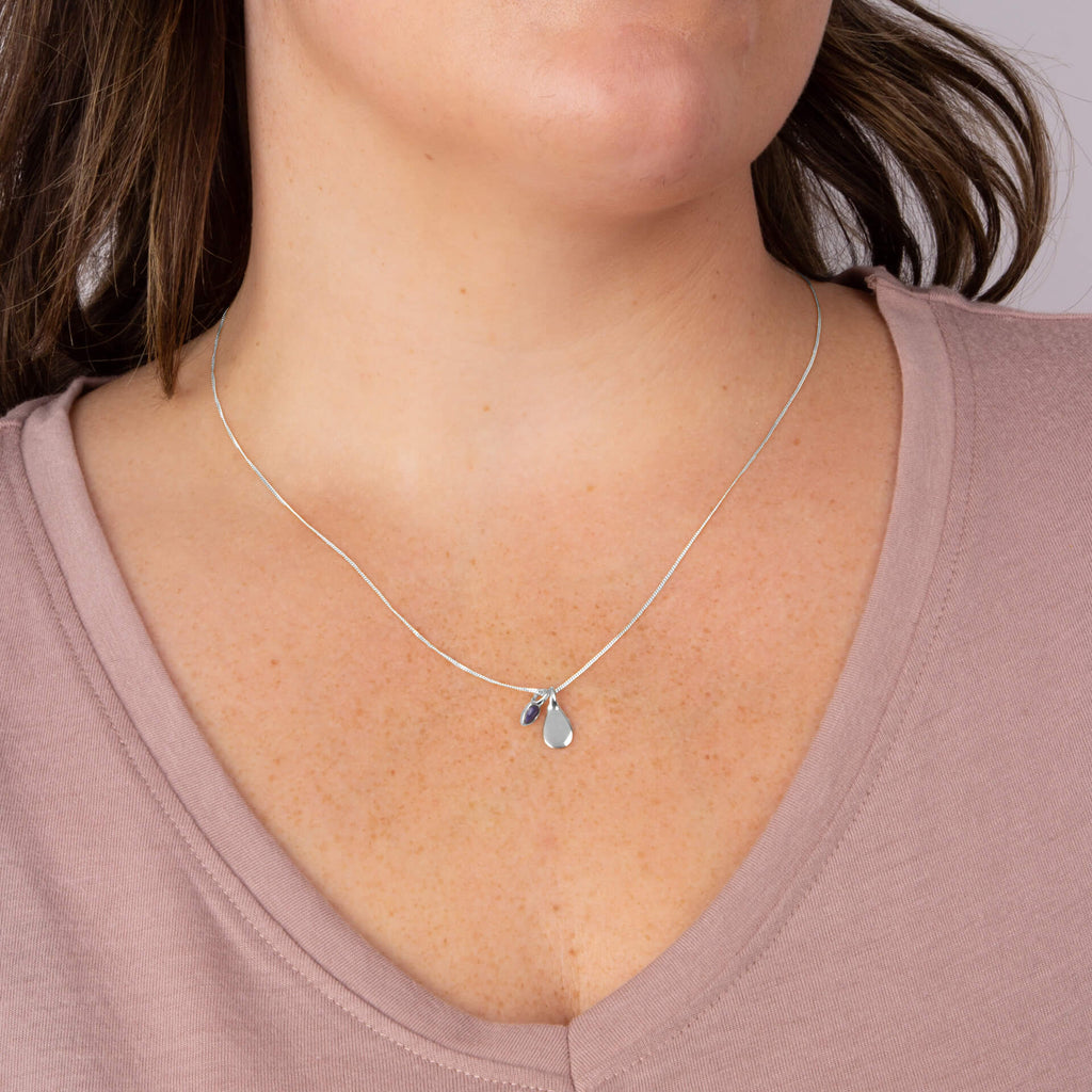 Beginnings Semi-Precious Birthstone Necklace
