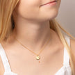 D For Diamond Round Pendant with Diamond Star