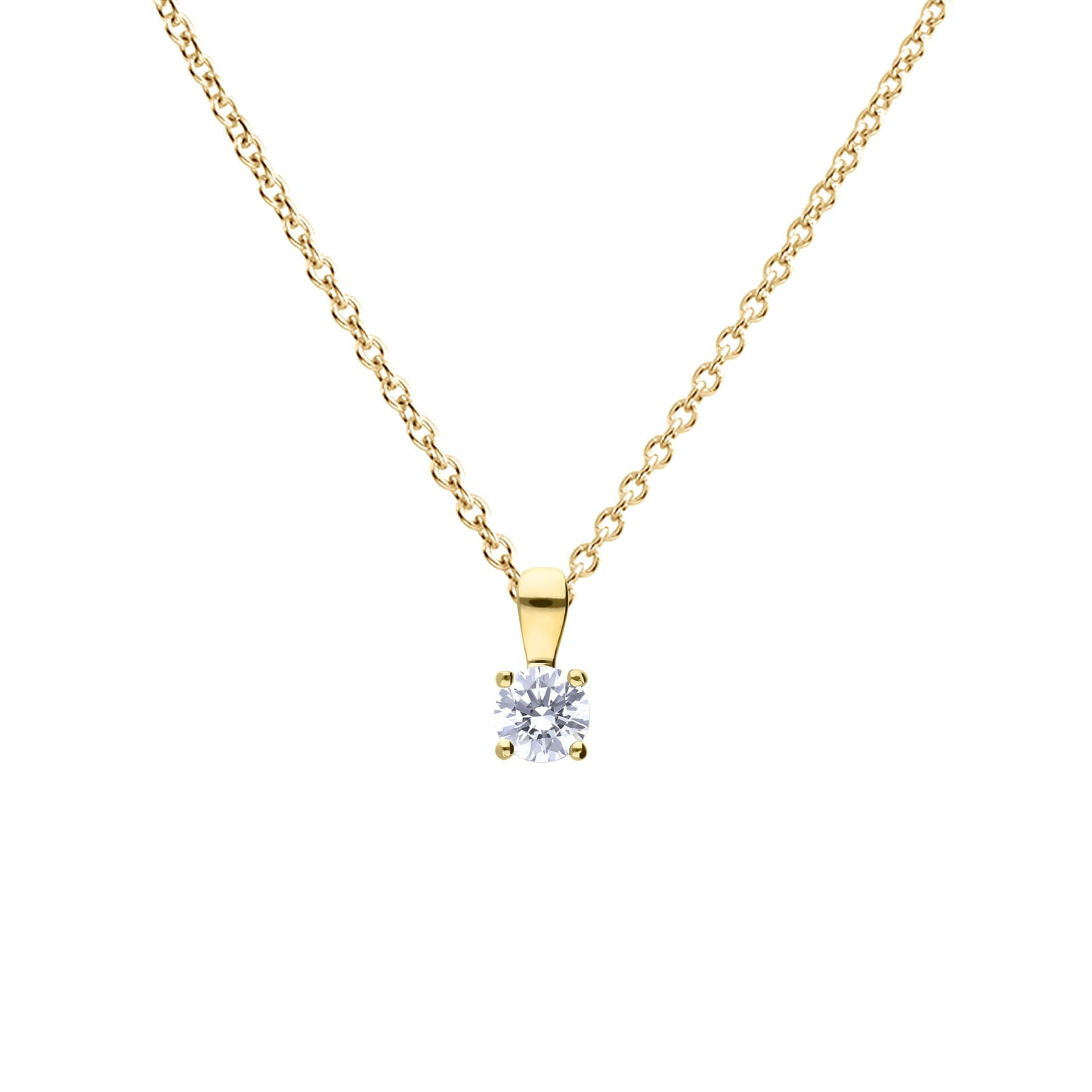 Diamonfire Four Claw Carat Pendant