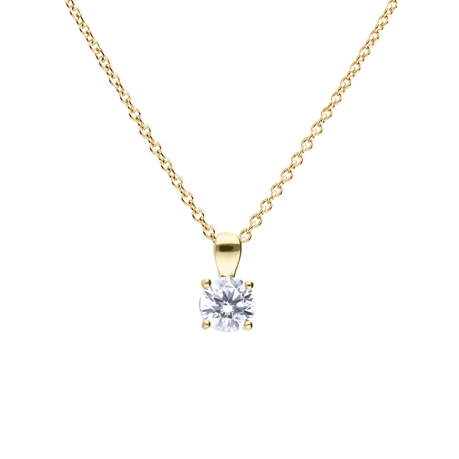 Diamonfire Four Claw Carat Pendant