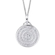 Beginnings Channel Set Circular Pendant
