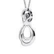 Beginnings Molten Oval Doorknocker Drop Pendant