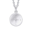 Beginnings Compass Design Disc Pendant