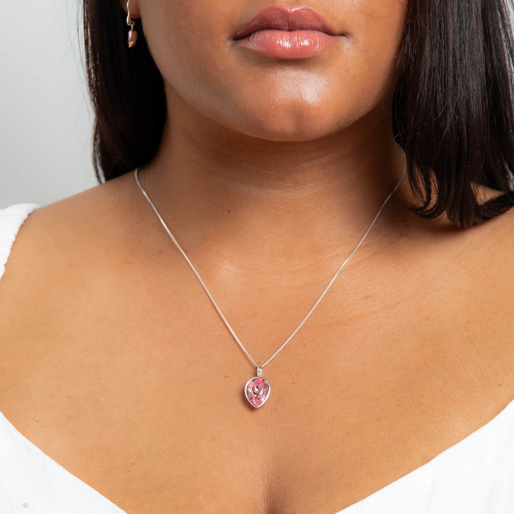 Beginnings Pear Shape Crystal Pendant
