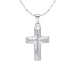 Fred Bennett Damascus Steel Cross Pendant