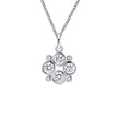 Beginnings Multi Bezel Set Cubic Zirconia Pendant