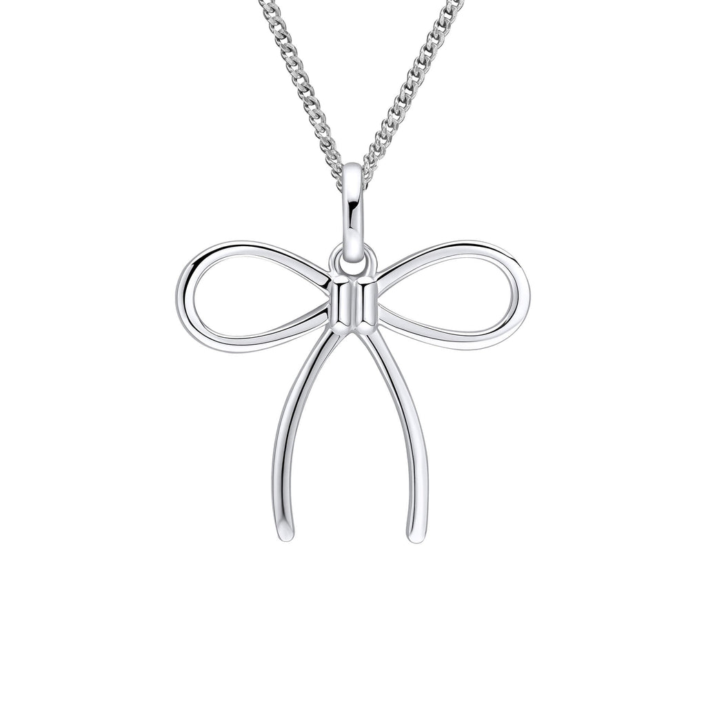 Beginnings Thin Bow Pendant