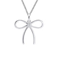 Beginnings Thin Bow Pendant
