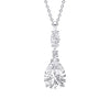 Diamonfire Teardrop and Marquise Drop Pendant