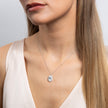 Diamonfire Oval Halo Pendant