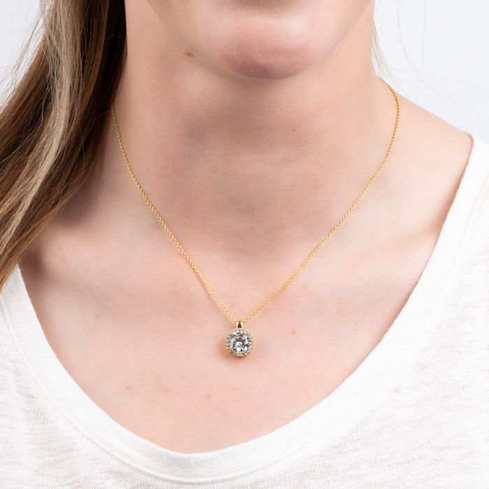 Diamonfire Halo Pendant
