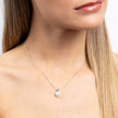 Diamonfire Muschelkernperlen- und Zirkonia-Halo-Anhänger