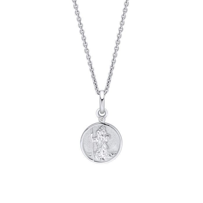 D For Diamond Saint Christopher Pendant