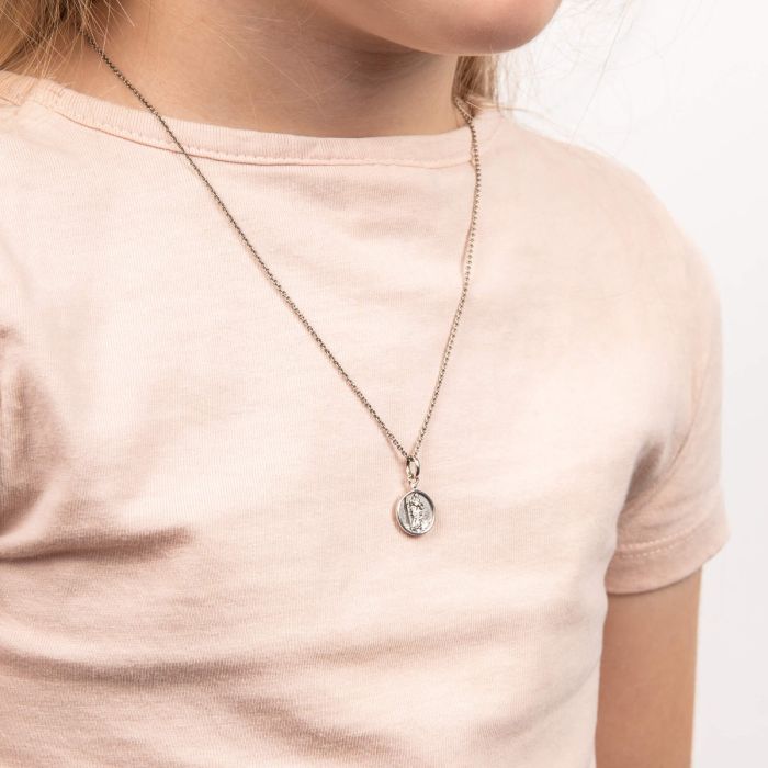 D For Diamond Saint Christopher Pendant
