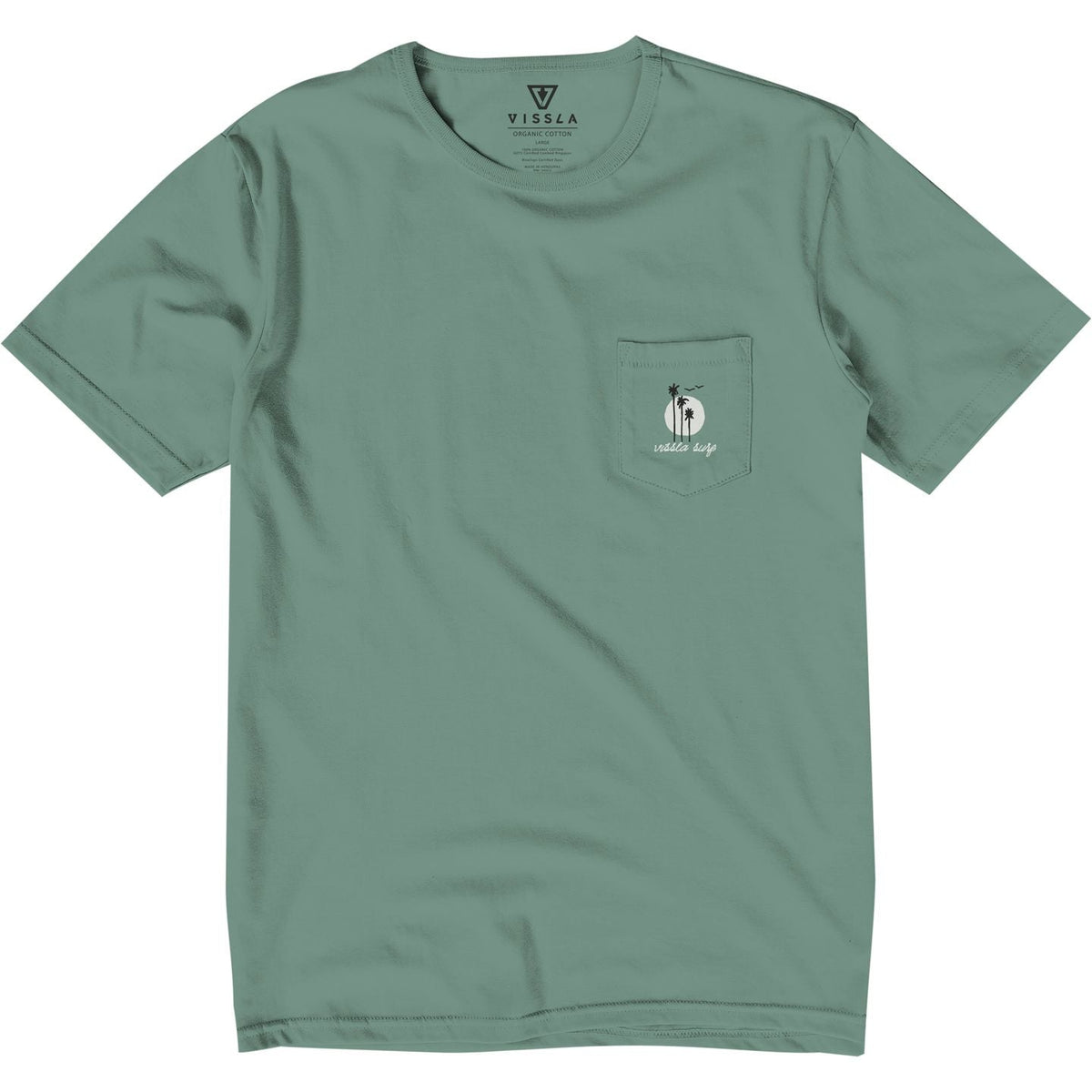 T-shirt Vissla Out Front Organic à poche