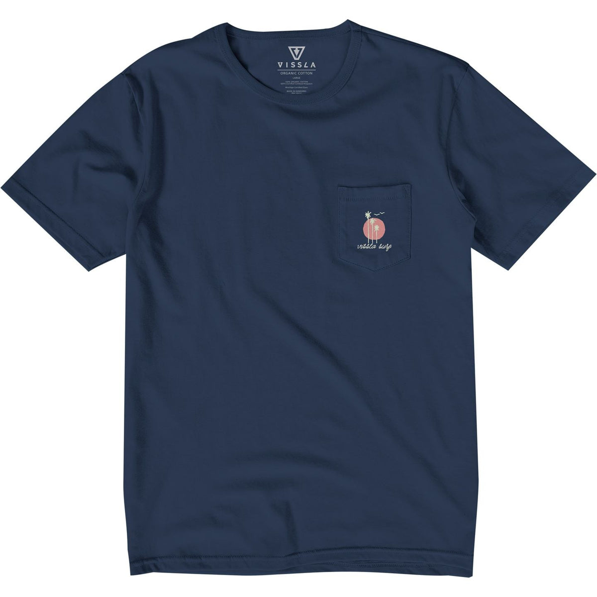 T-shirt Vissla Out Front Organic à poche