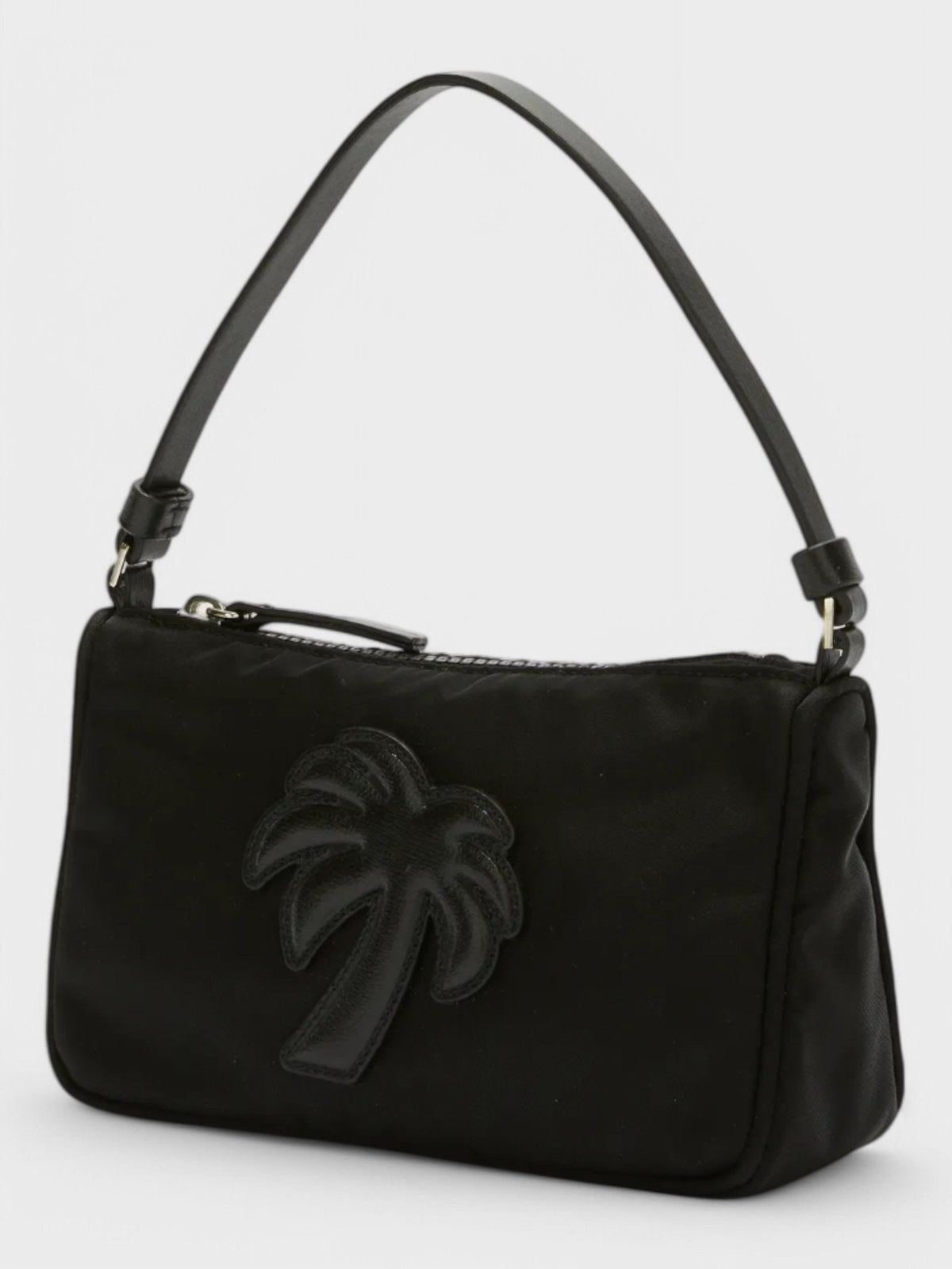 Palm Angels Big Palm Nylon Pouch Black