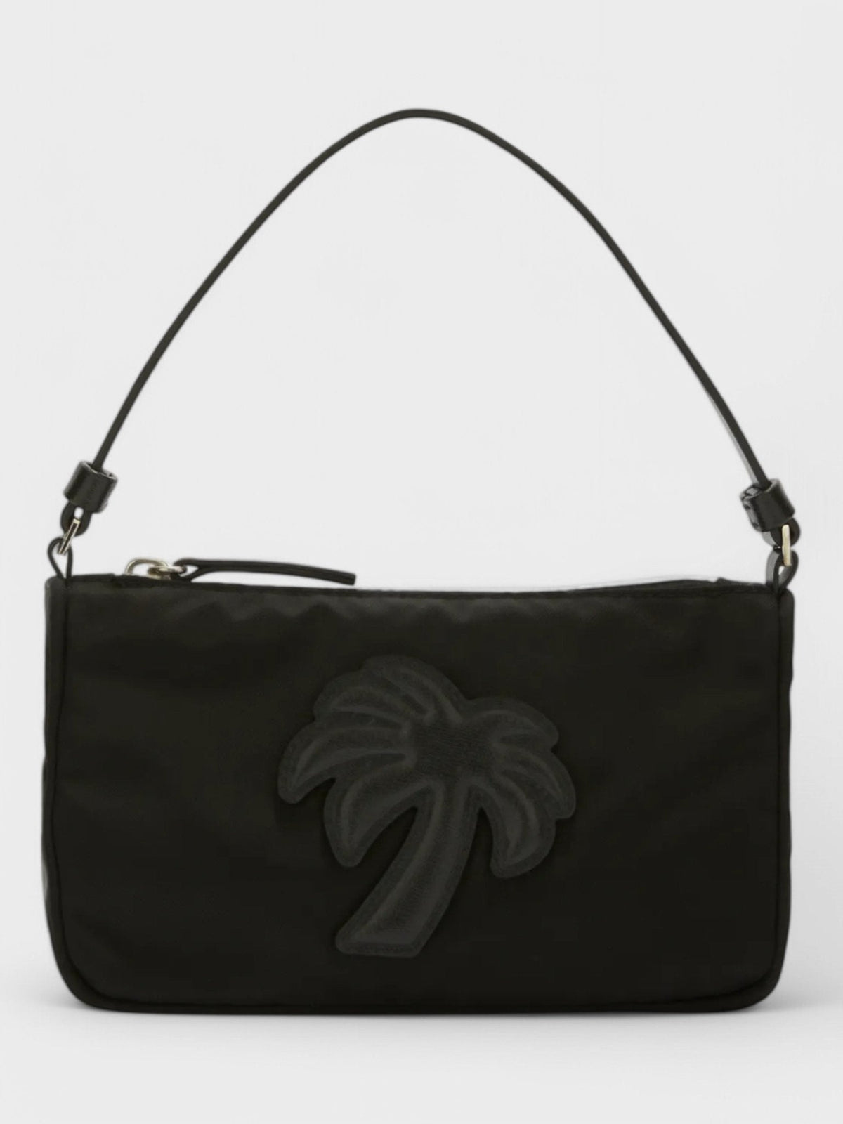 Palm Angels Big Palm Nylon Pouch Black