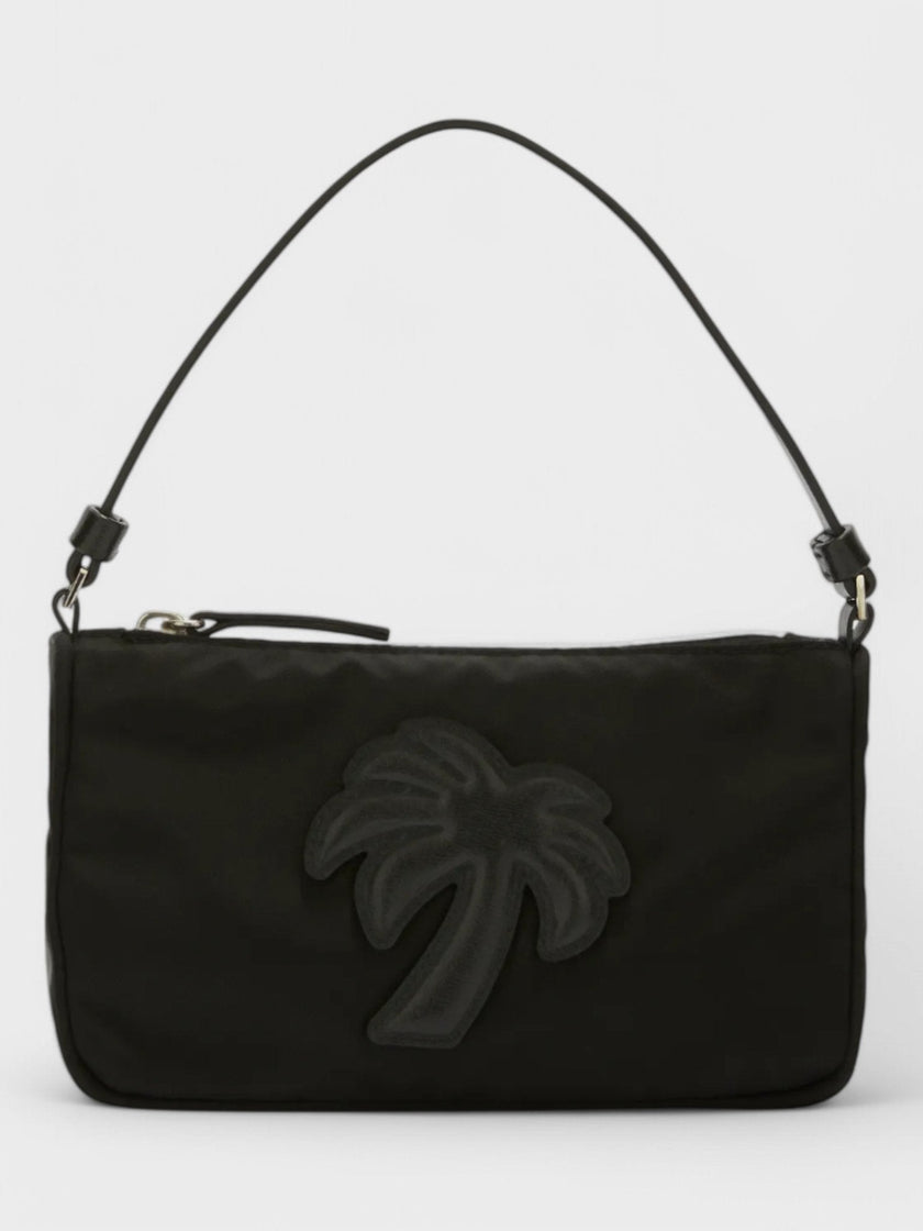 Palm Angels Big Palm Nylon Pouch Black