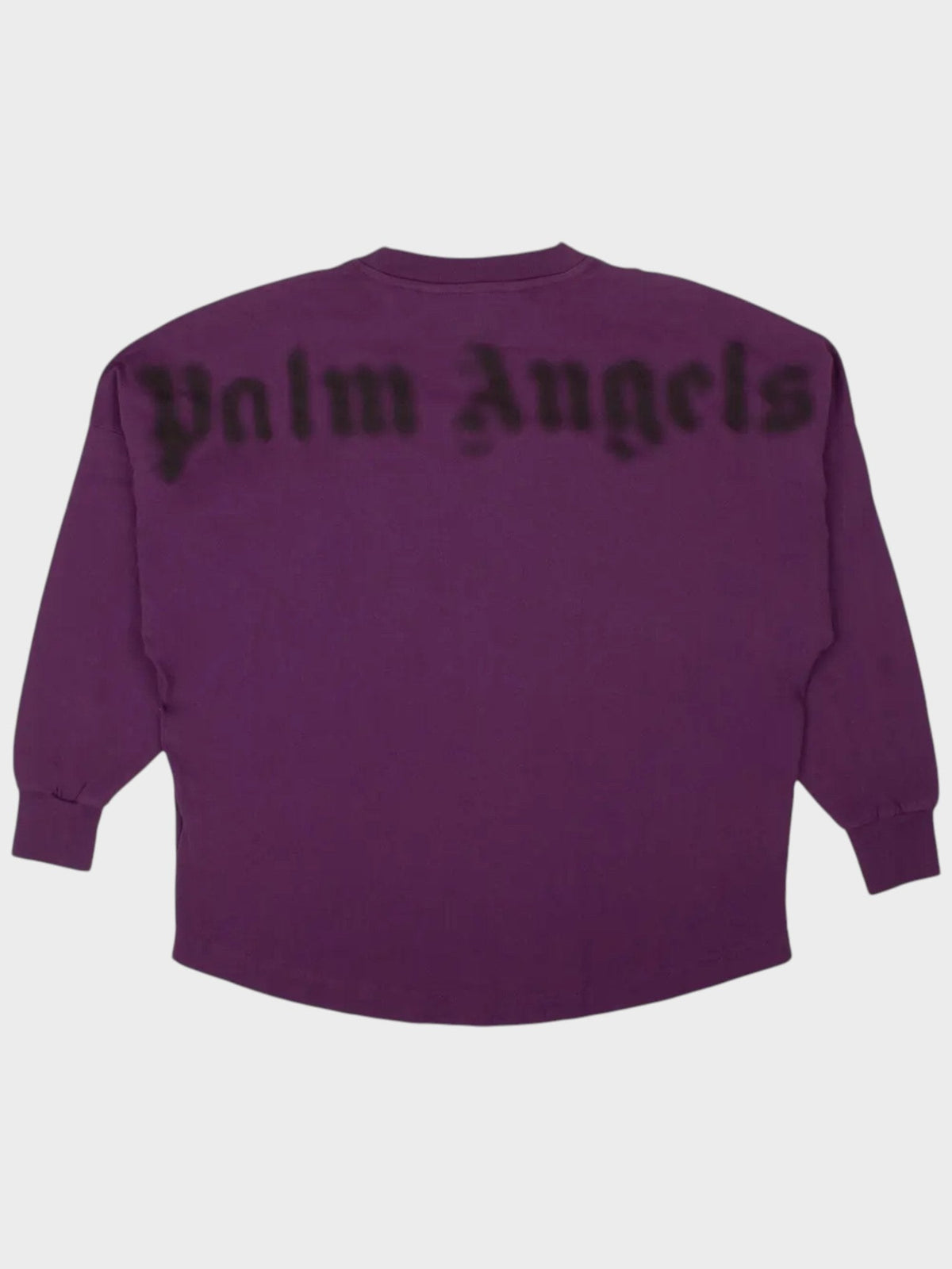 Palm Angels Blurry Logo Over Tee Purple