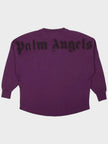 Palm Angels Blurry Logo Over Tee Purple