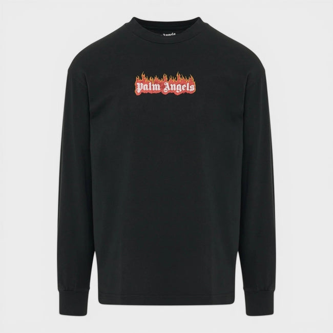 Burning Logo Classic Tee Long Sleeve