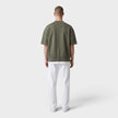Burning Logo Sweatshirt Military Green