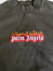Burning Logo Sweatshirt Military Green