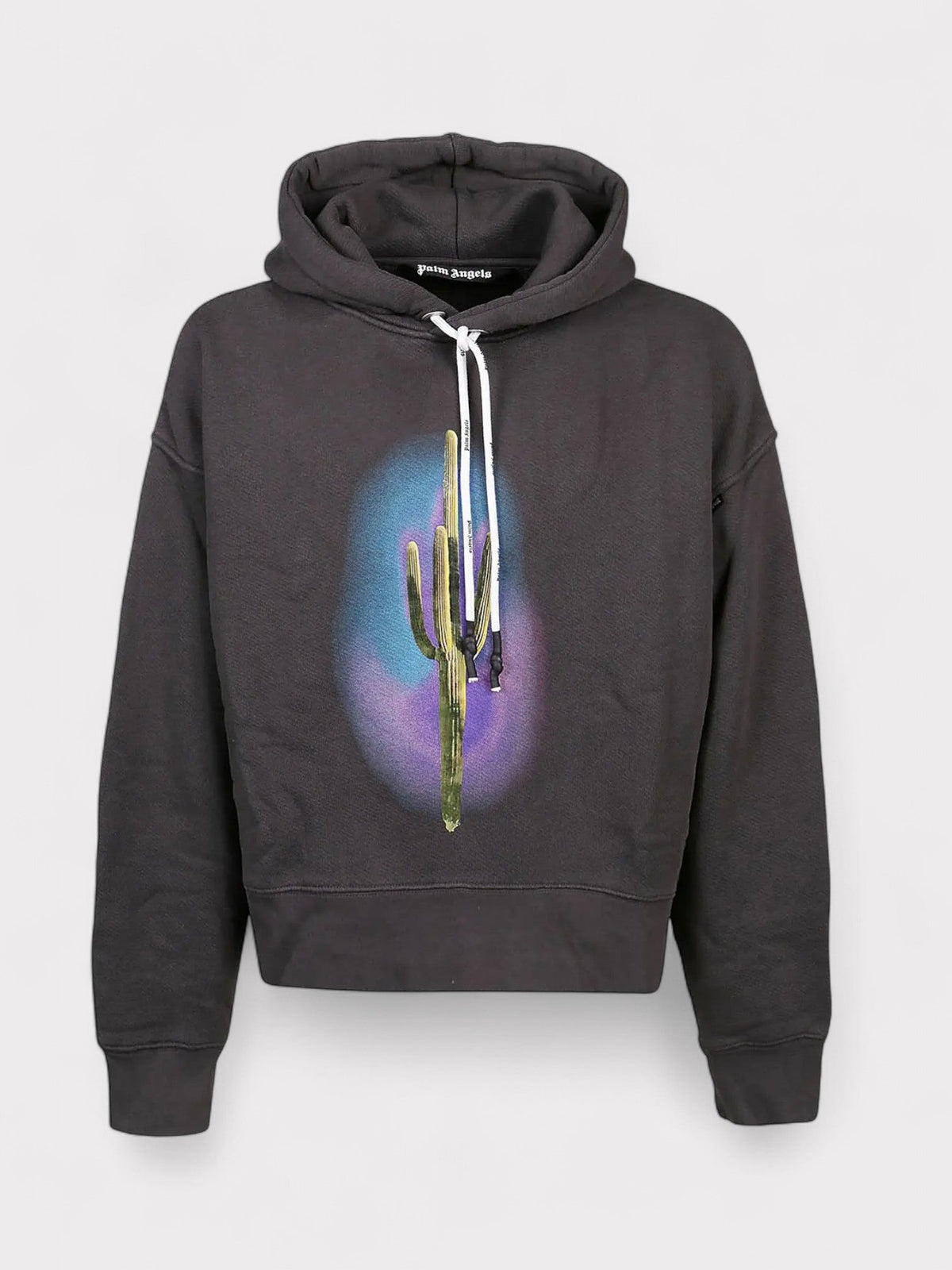 Palm Angels Cactus Hoody  Black Green