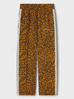 Palm Angels Cheetah Track Pants 'Orange/Black'