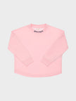 Palm Angels Classic Logo Long Sleeve Tee Almond Blossom