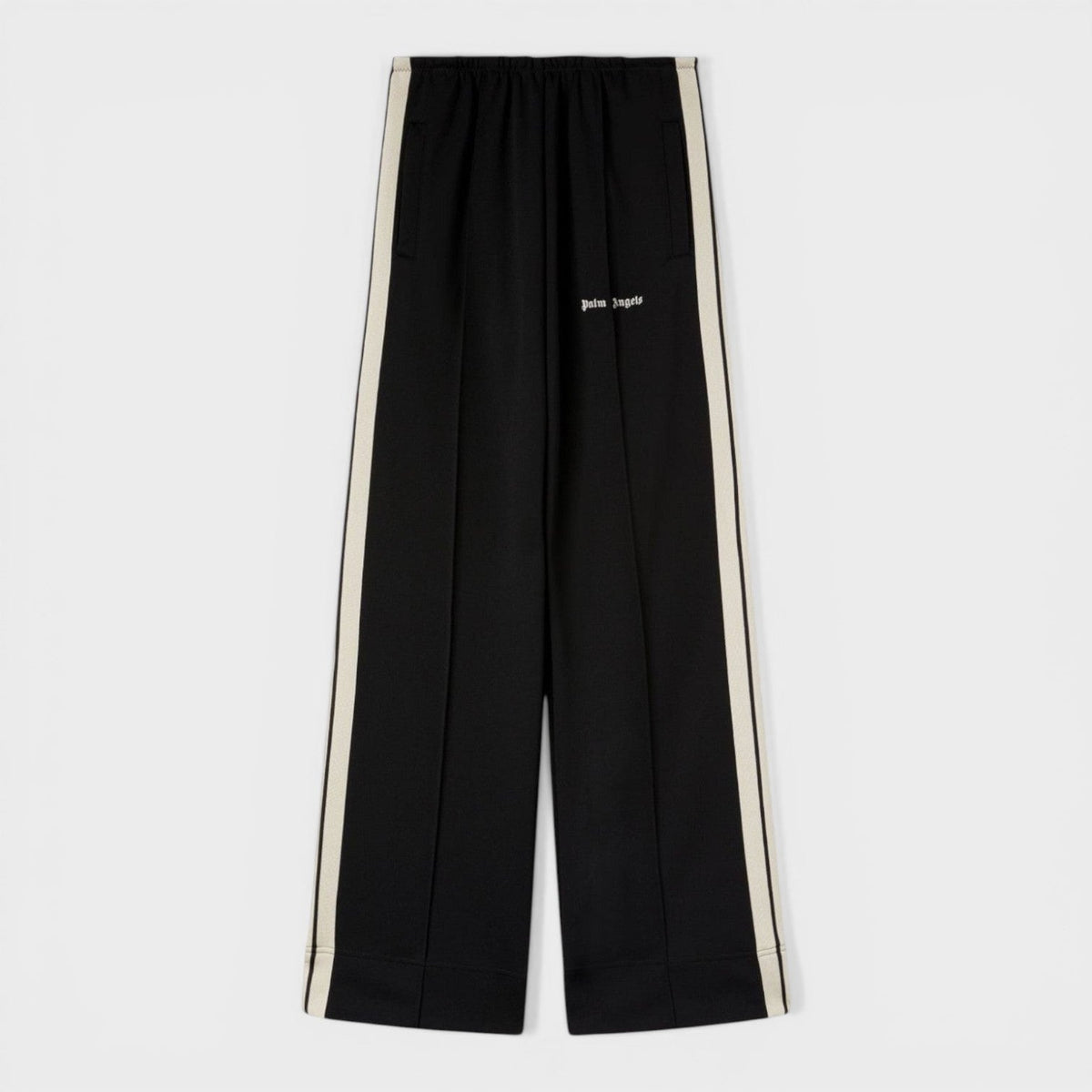 Classic Logo Loose Track Pant Black White