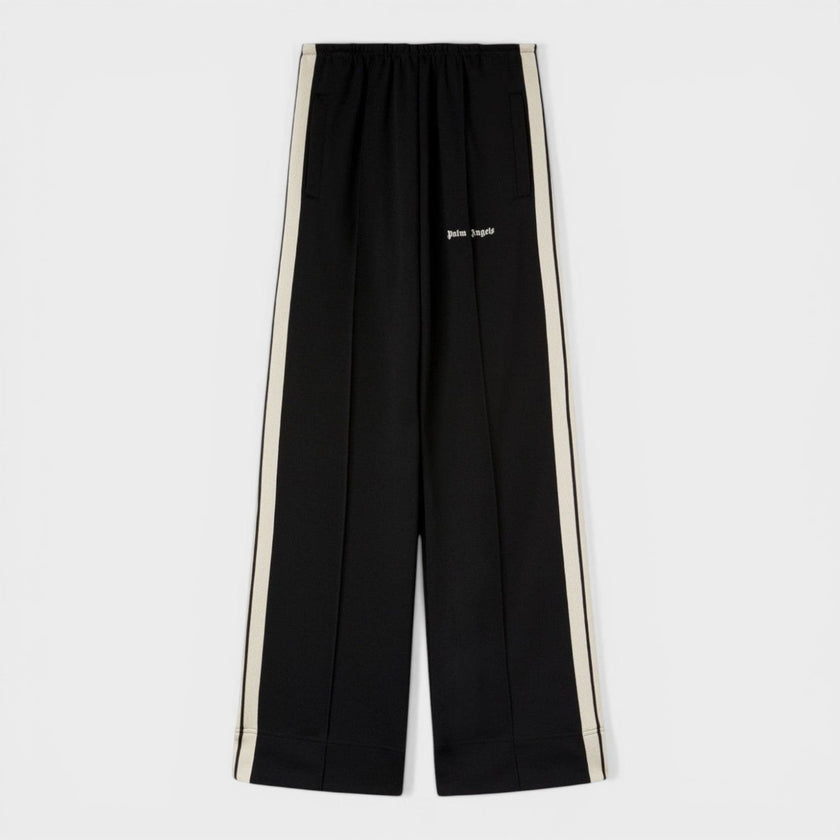 Classic Logo Loose Track Pant Black White