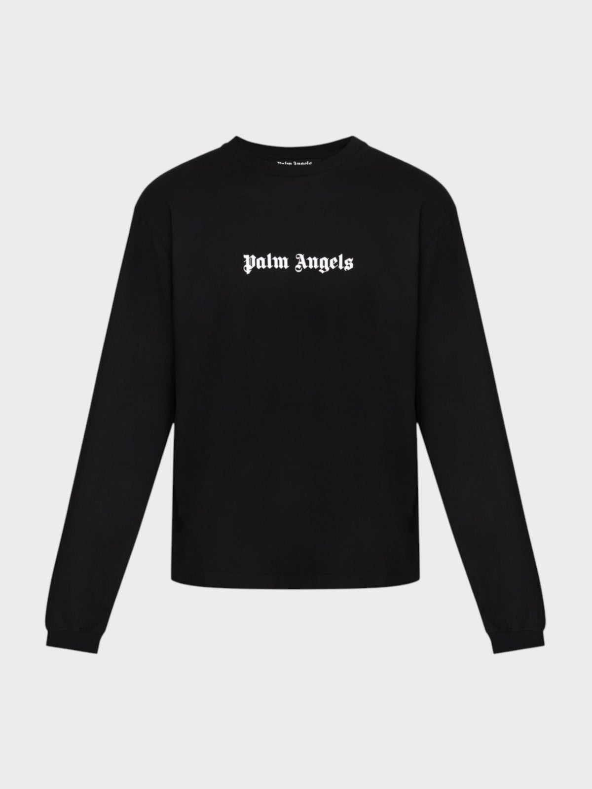 Palm Angels Classic Logo Slim Tee Long Sleeve Black