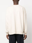 Palm Angels  Linen Crewneck Beige Black