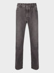 Logo Denim Straight Leg Jeans